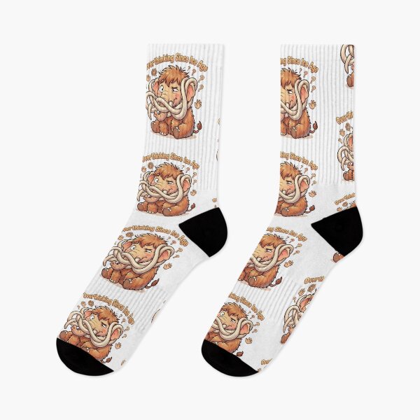 Item preview, Woolly Mammoth - Overthinking Since Ice Age Tangled Tusks  designed and sold by WowDezign.