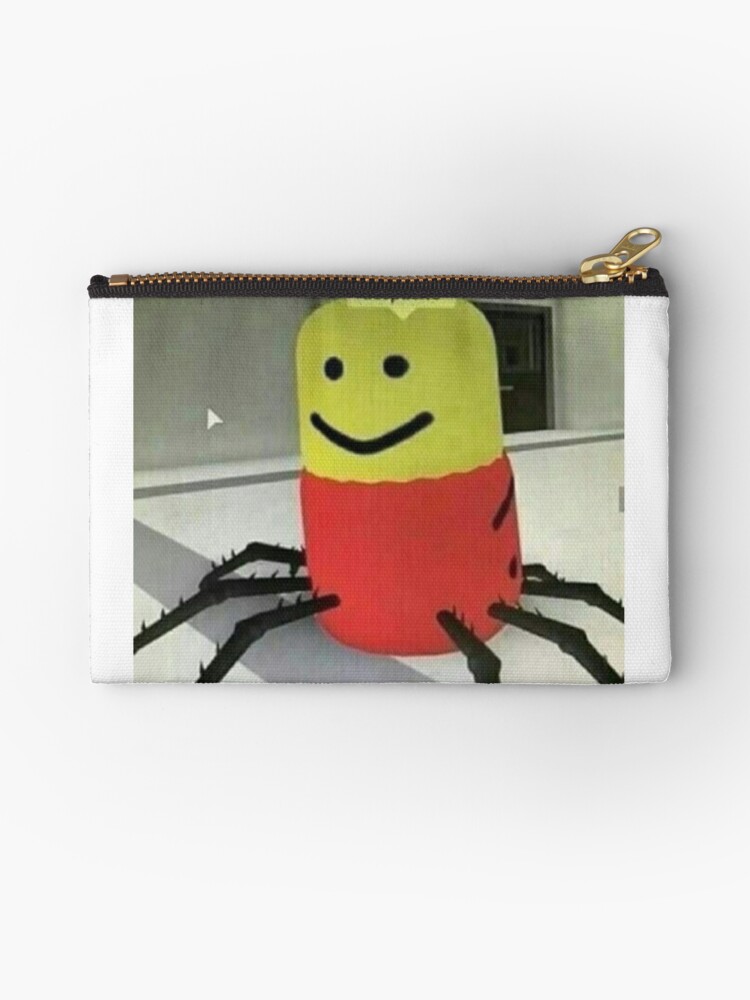 Despacito Spider Zipper Pouch By Owmyfoot2000 Redbubble - roblox spider despacito sticker by soy