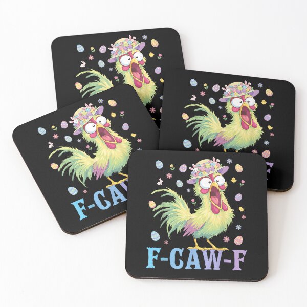Item preview, F-Caw-F Chicken Bunny Rooster Meme Funny Easter Day designed and sold by Juansustait.