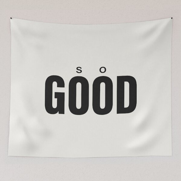 Item preview, Minimalist "so GOOD" Bold Typography Streetwear Aesthetic designed and sold by trepiu.