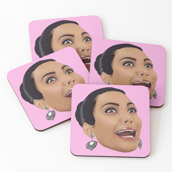 Item preview, Kim Kardashian Screaming Face Meme  designed and sold by Libra Coded .