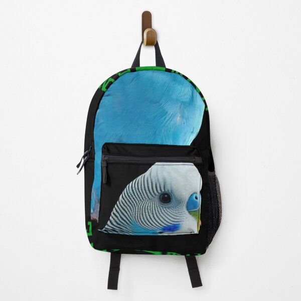 Item preview, Blue Quaker Parrot - Don't Touch My Sticks Funny Bird Art designed and sold by Mini Pixel Perfect Co..