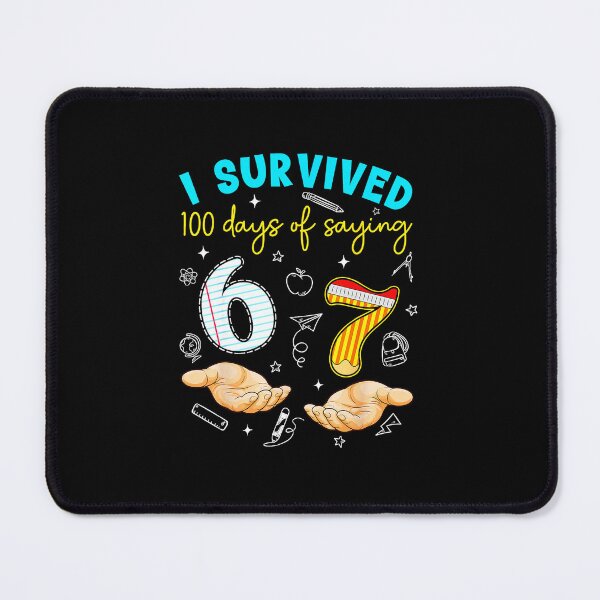Item preview, I Survived 100 Days of Saying 7 Funny Math School designed and sold by gladysenglish.