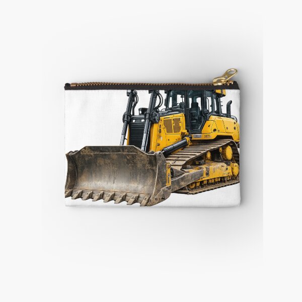 Item preview, Powerful Yellow Bulldozer – Heavy Construction Machinery Illustration designed and sold by Radekku.
