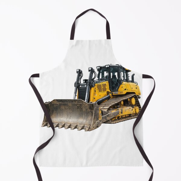 Item preview, Powerful Yellow Bulldozer – Heavy Construction Machinery Illustration designed and sold by Radekku.