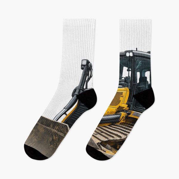 Item preview, Powerful Yellow Bulldozer – Heavy Construction Machinery Illustration designed and sold by Radekku.