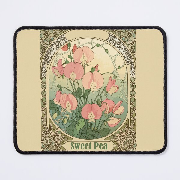 Item preview, Stylized Sweet Pea Birth Month Flower designed and sold by taiche.