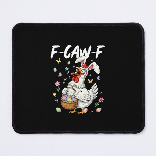 Item preview, F-Caw-F Chicken Bunny Rooster Meme Funny Easter Day  designed and sold by Juansustait.