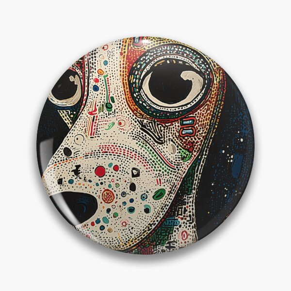 Item preview, Playful Abstract beagle Portrait designed and sold by lautir.