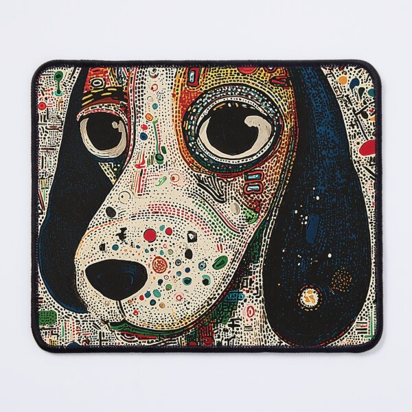 Item preview, Playful Abstract beagle Portrait designed and sold by lautir.