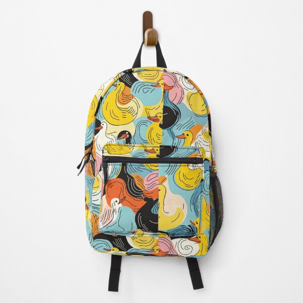 Item preview, Cute Funny Ducks abstract repeated design designed and sold by Rhu Creations.