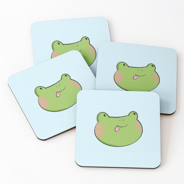 Item preview, Happy Little Frog Face  designed and sold by autumn-acorns.