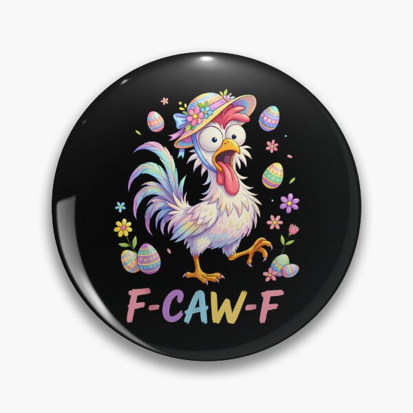 Item preview,  F-Caw-F Chicken Bunny Rooster Meme Funny Easter Day  designed and sold by Juansustait.