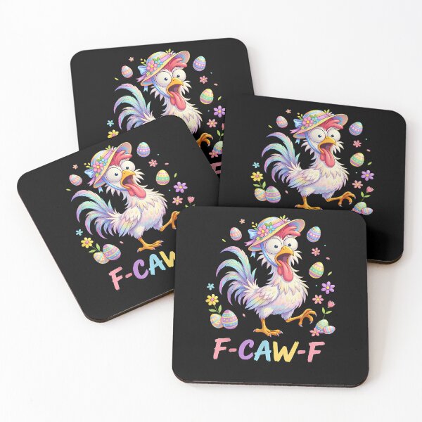 Item preview,  F-Caw-F Chicken Bunny Rooster Meme Funny Easter Day  designed and sold by Juansustait.