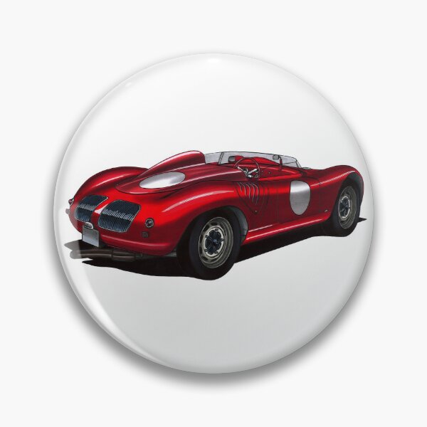 Item preview, Exclusive drawing legendary germany red racing car 718 RSK Spyder Targa Florio with flat air cooled engine designed and sold by Cars23.
