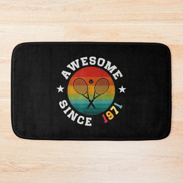 Item preview, Awesome Since 1971 Tennis Vintage Retro Birthday designed and sold by WayTBeenkenArt.