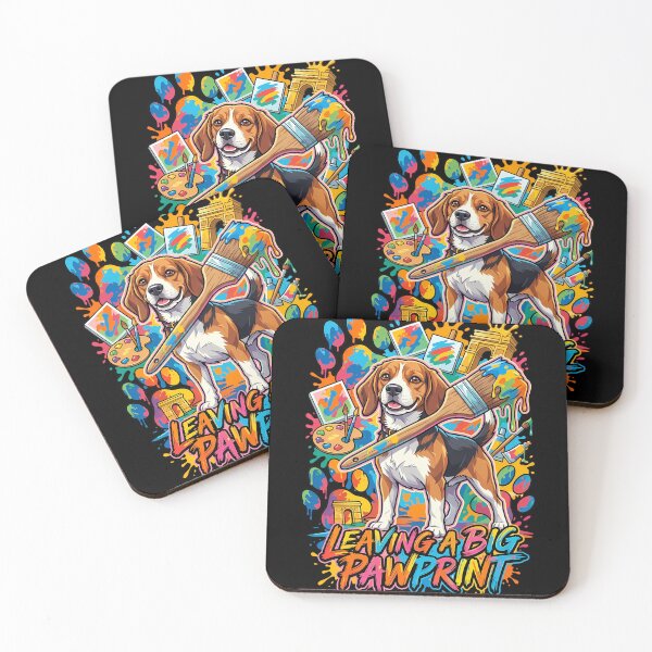 Item preview, Leaving A Big Pawprint Beagle Legacy Creator Vector Art designed and sold by Tong4130.