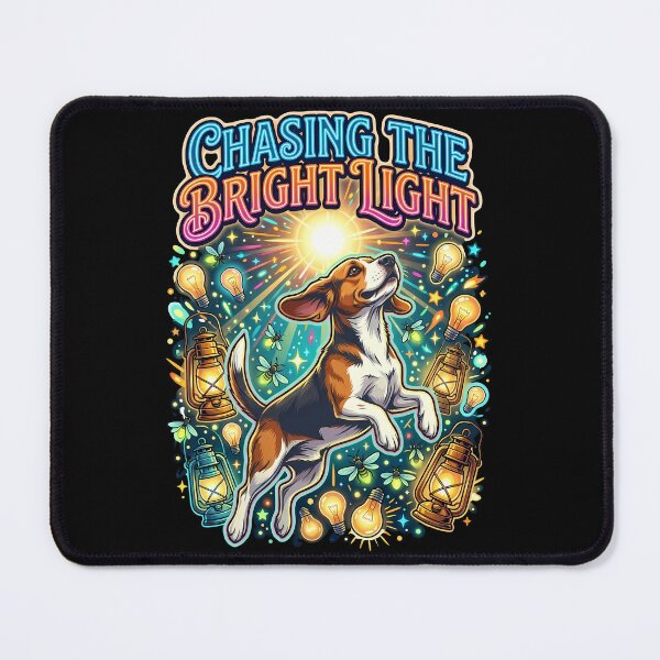 Item preview, Chasing The Bright Light Beagle Hope Graphic Quote Design designed and sold by Tong4130.