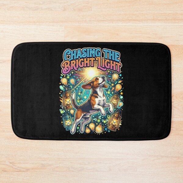 Item preview, Chasing The Bright Light Beagle Hope Graphic Quote Design designed and sold by Tong4130.