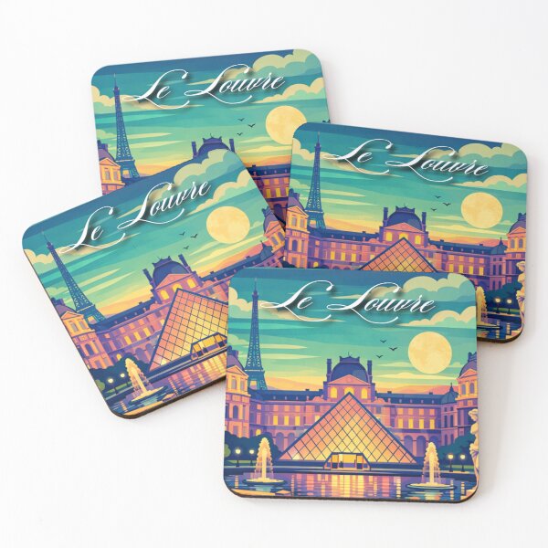 Item preview, Louvre Pyramid Illustration  designed and sold by MatthewHeights.