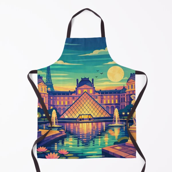 Item preview, Louvre Pyramid Illustration designed and sold by MatthewHeights.