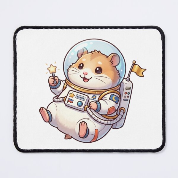 Item preview, Cute Astronaut Hamster Sticker designed and sold by mancikart.