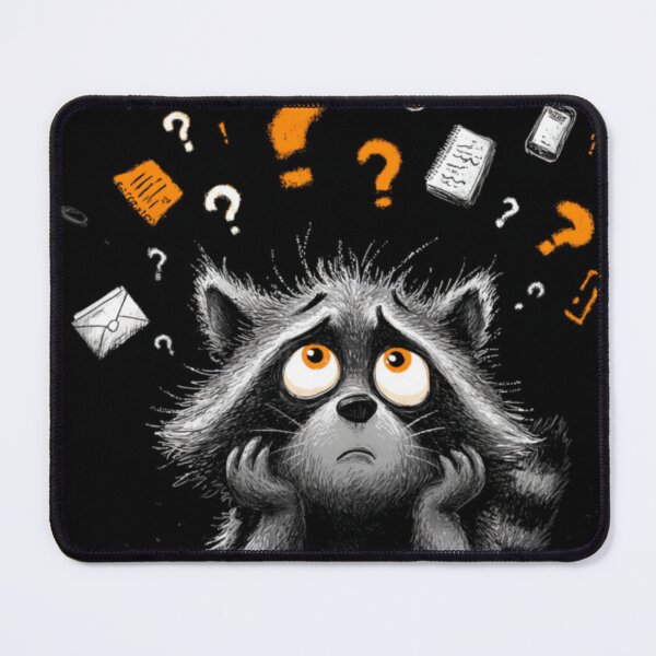 Item preview, Funny Raccoon Meme Collection – Raccoon Meme Anxiety Brain Chaos Humor designed and sold by MiraLumeStudio.