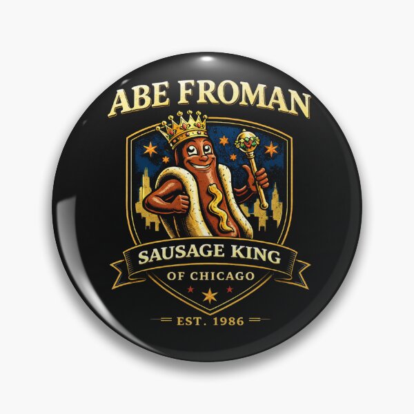 Item preview, Abe Froman Sausage King of Chicago Shirt, Ferris Bueller Parody Tee, 80s Movie Shirt, Funny Retro Chicago Design, Cult Classic Film Gift designed and sold by GhostDawgs.