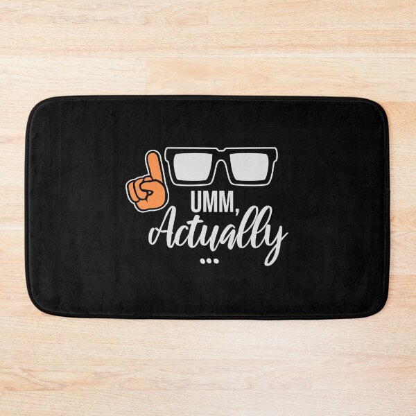 Item preview, Um Actually Funny Nerd Sarcastic Correction Quote Finger Glasses designed and sold by shirt-o-mat.