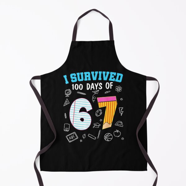 Item preview, I Survived 100 Days of 6 7 Funny Math School  designed and sold by gladysenglish.