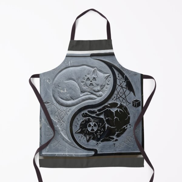 Item preview, Schrödinger's Cat Yin Yang Stone Carving designed and sold by Sybille-Yates.