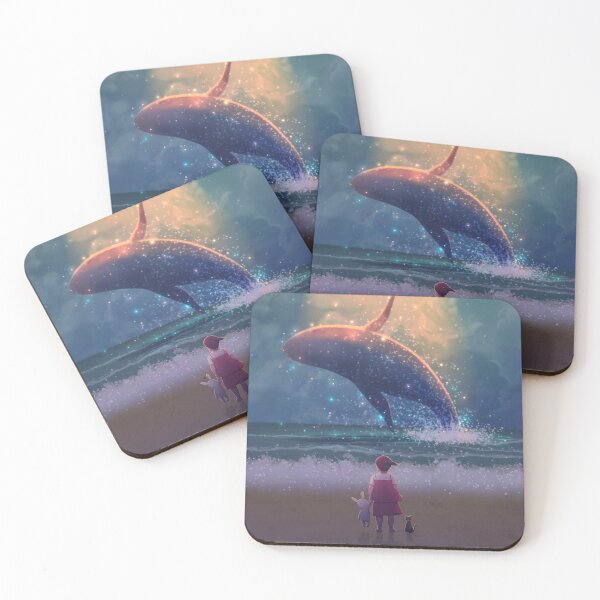 Item preview, Cosmic Whale Dream – Magical Ocean Night Illustration designed and sold by jjaejji.