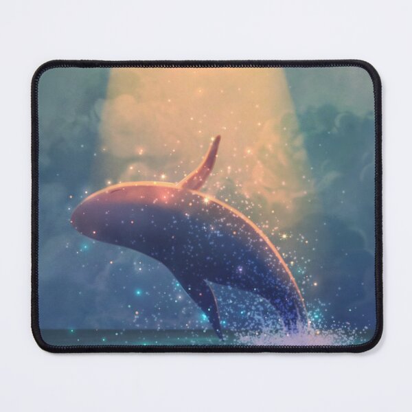 Item preview, Cosmic Whale Dream – Magical Ocean Night Illustration designed and sold by jjaejji.