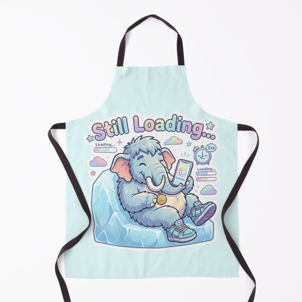 Item preview, Woolly Mammoth - Still Loading Lazy Phone Scrolling Ice  designed and sold by WowDezign.