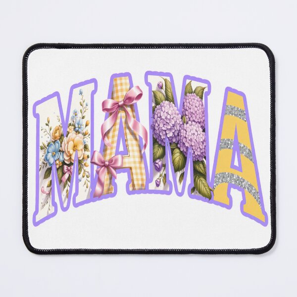Item preview, Floral Mama Coquette Bow Aesthetic Purple Hydrangea Mother's Day designed and sold by pixelspaperslab.