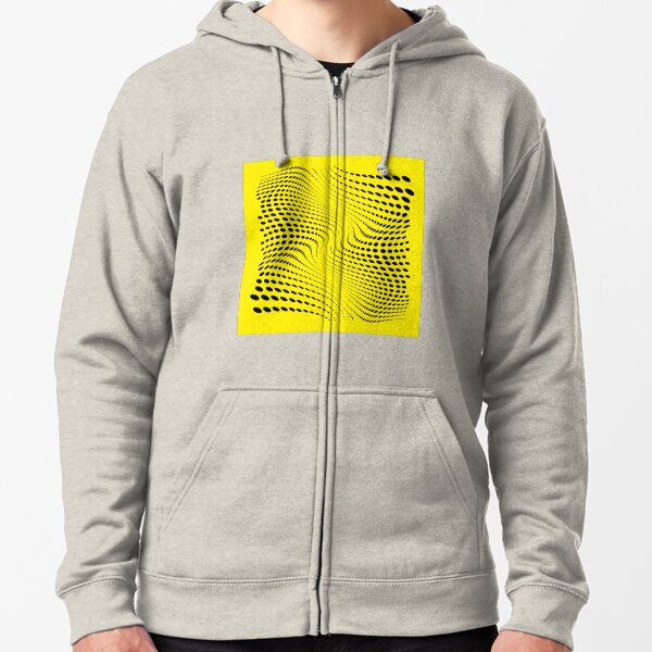THE RIVER (YELLOW) Sudadera con capucha y cremallera