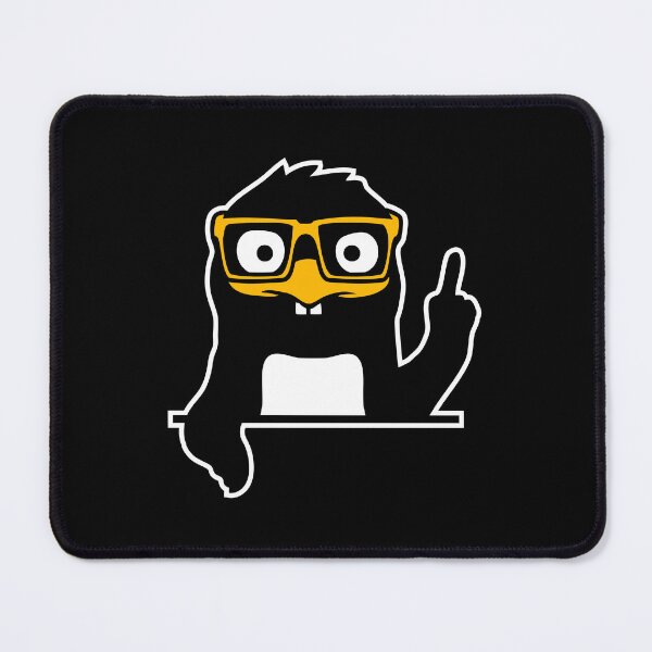 Item preview, Penguin Nerd Glasses Finger Pointing Smug Funny Animal designed and sold by shirt-o-mat.