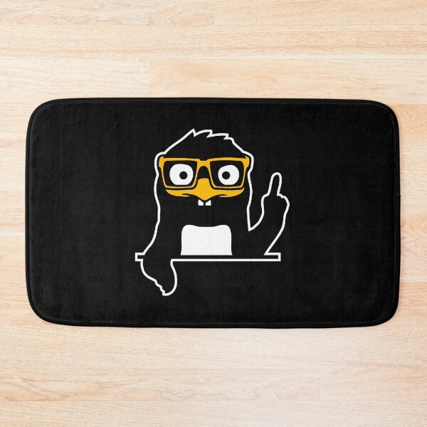 Item preview, Penguin Nerd Glasses Finger Pointing Smug Funny Animal designed and sold by shirt-o-mat.