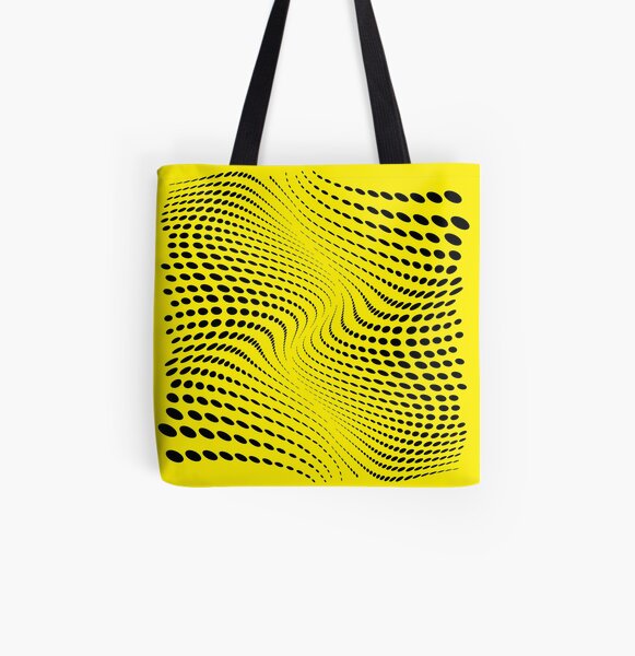 THE RIVER (YELLOW) Bolsa estampada de tela