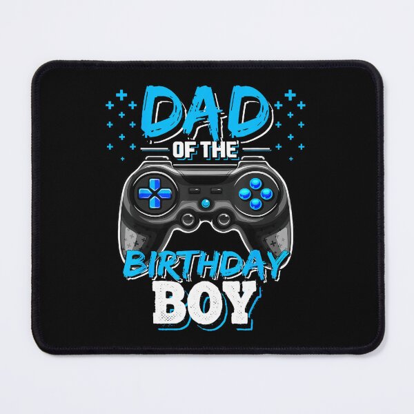 Item preview, Dad of the Birthday Boy Gamer Controller Blue Spark designed and sold by FGTV2021.