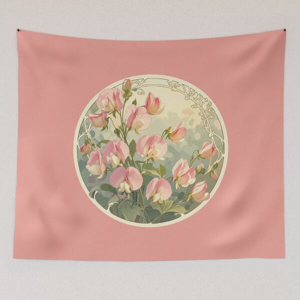 Item preview, Elegant Sweet Pea Birth Month Flower designed and sold by taiche.