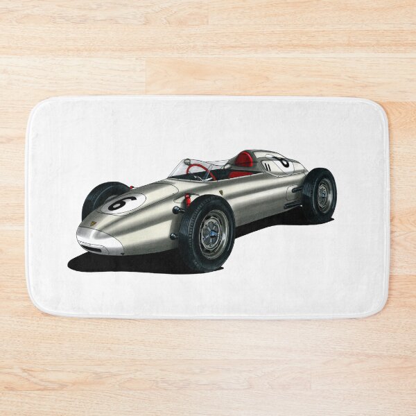 Item preview, Exclusive drawing legendary germany gray Gramd prix racing car 718 Monoposto with flat air cooled engine designed and sold by Cars23.