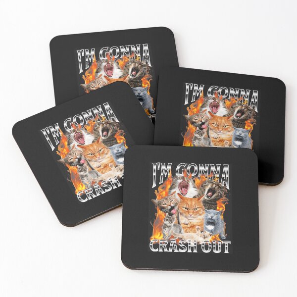 Item preview, I’m Gonna Crash Out Funny Cat Meme Chaos  designed and sold by tadmercado.