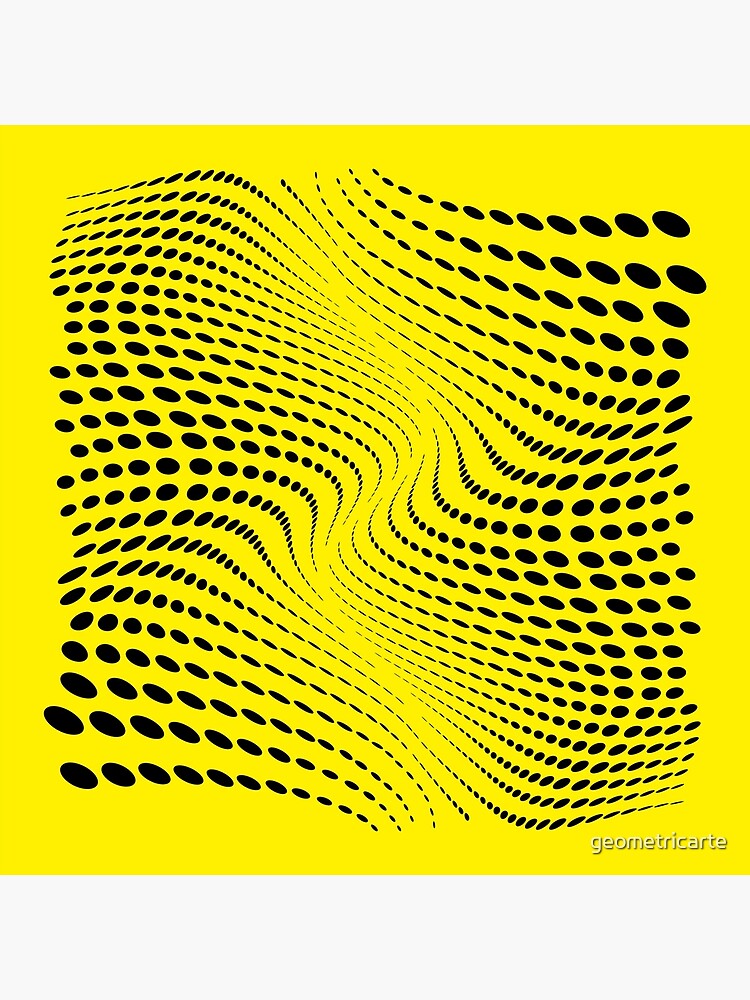 THE RIVER (YELLOW) de geometricarte