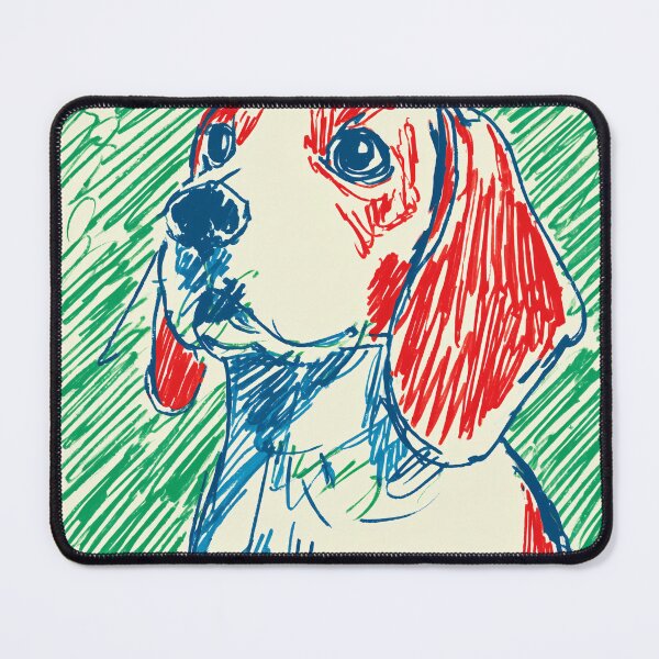 Item preview, Beagle Sketch with Vibrant Colors designed and sold by lautir.