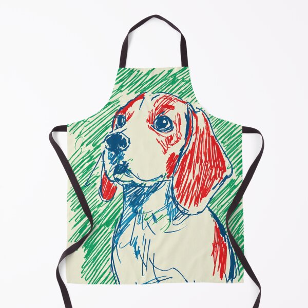 Item preview, Beagle Sketch with Vibrant Colors designed and sold by lautir.