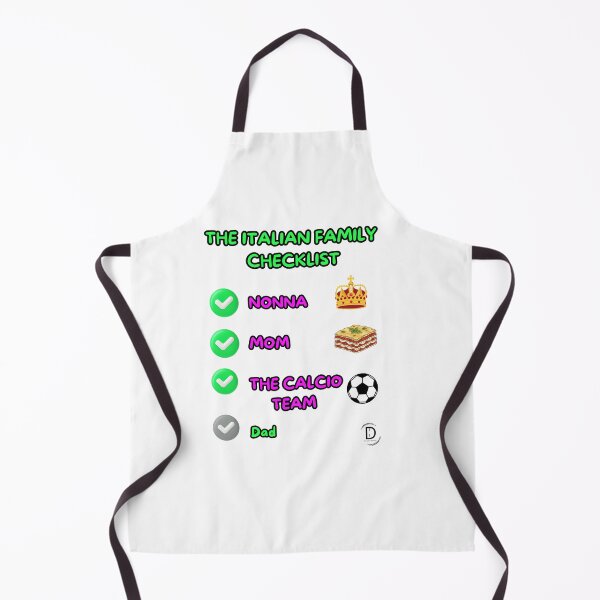 Item preview, Funny Italian Family Hierarchy Checklist - Nonna Mom Calcio Dad Joke designed and sold by TheItaliandilemma.
