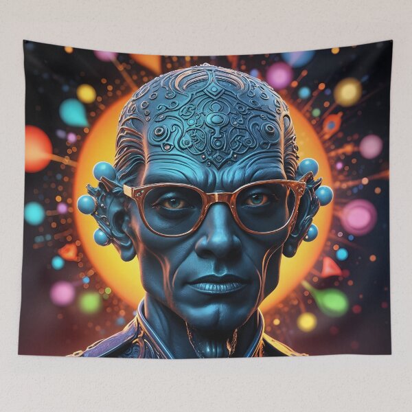 Item preview, Azure Aristocrat: A Look Through Time designed and sold by KunstGeist.