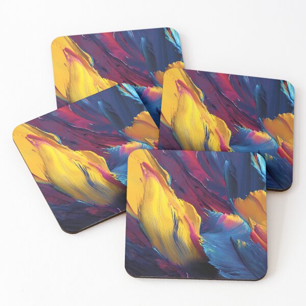 Item preview, Colors Waves Illustration Aesthetic Landscapes  designed and sold by ART ATTACK ZONE.