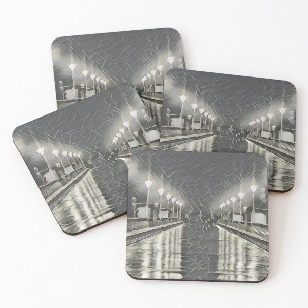 Item preview, Rainy Night on a Pier designed and sold by Fearless-Fox.